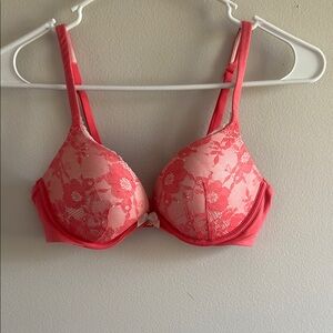 Elegant Pink Lace Bra 10